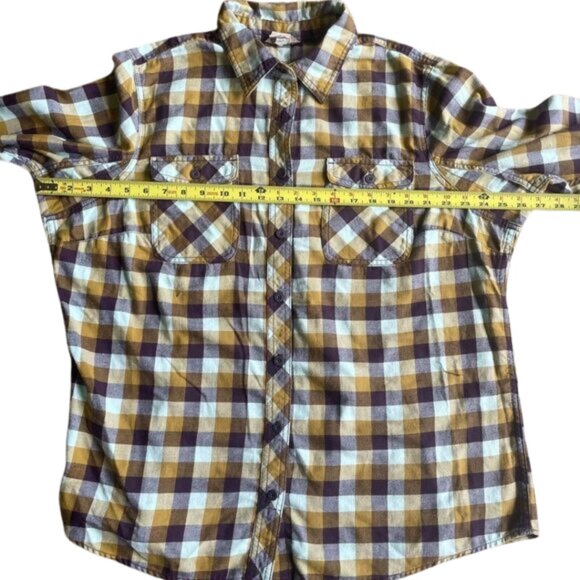 Duluth Trading Co Women's Free Swingin' Flannel Shirt 1X Plus - Picture 4 of 6